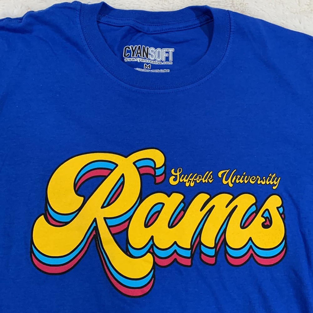 Suffolk University Rams Short Sleeve T-Shirt • Size M - Picture 1 of 5